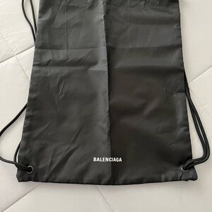 Balenciaga Black Backpack Minimalist Design